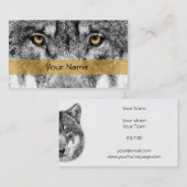 Visitenkarte Wolf (Vorne/Hinten)