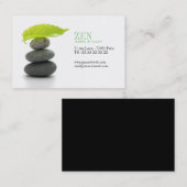 Visitenkarte Zen mit einem Rollenstapeln (Vorne/Hinten)