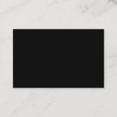 Visitenkarte Zen mit einem Rollenstapeln (Rückseite)