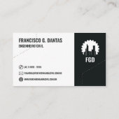 Visitenkarte Zivil Ingenieur (Rückseite)