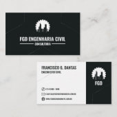 Visitenkarte Zivil Ingenieur (Vorne/Hinten)