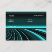 Visitenkarte Zizzago Aquamarin Black Silk Swirl 2 (Rückseite)