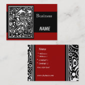 Visitenkarte Zizzago Australian Trail Red (Vorne/Hinten)