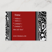 Visitenkarte Zizzago Australian Trail Red (Rückseite)