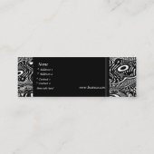 Visitenkarte Zizzago Australian Wild Dreams (Rückseite)