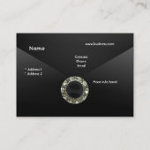 Visitenkarte Zizzago Black Silk Diamond Jewel (Rückseite)