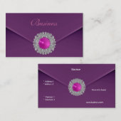 Visitenkarte Zizzago Lila Bildabbild (Vorne/Hinten)