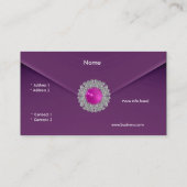 Visitenkarte Zizzago Lila Bildabbild (Rückseite)