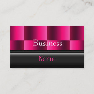 Visitenkarte Zizzago Rich Pink Reflektierend