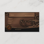 Visitenkarte Zizzago Steampunk Design (Rückseite)