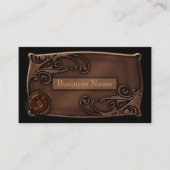 Visitenkarte Zizzago Steampunk Design (Vorderseite)