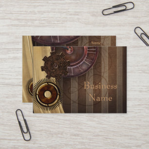 Visitenkarte Zizzago Steampunk Design