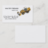 Visitenkarte zum Entfernen von Schnee (Vorne/Hinten)