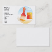 Visitenkarte zum Malen (Vorne/Hinten)