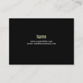 Visitenkarte zum Malen (Rückseite)