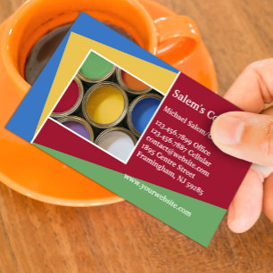 Visitenkarte zum Malen