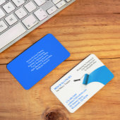 Visitenkarte zum Malen