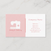 Visitenkarte zum Nähen und Schneiden (Vorderseite)