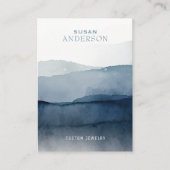 Visitenkarte zur Anzeige von Aquarellbildern (Vorderseite)