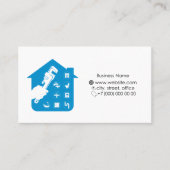 Visitenkarte zur Durchführung von Installationen (Vorderseite)