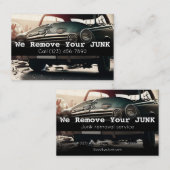 Visitenkarte zur Entfernung von Hausstaub (Vorne/Hinten)