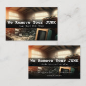 Visitenkarte zur Entfernung von Hausstaub (Vorne/Hinten)