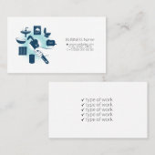 Visitenkarte zur Reparatur und Wartung von Install (Vorne/Hinten)