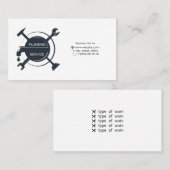 Visitenkarte zur Reparatur und Wartung von Install (Vorne/Hinten)