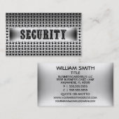 Visitenkarte zur Sicherheit von Metallen (Vorne/Hinten)