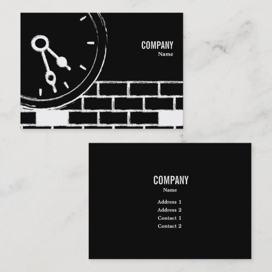 Visitenkarte zur Zeit (Vorne/Hinten)