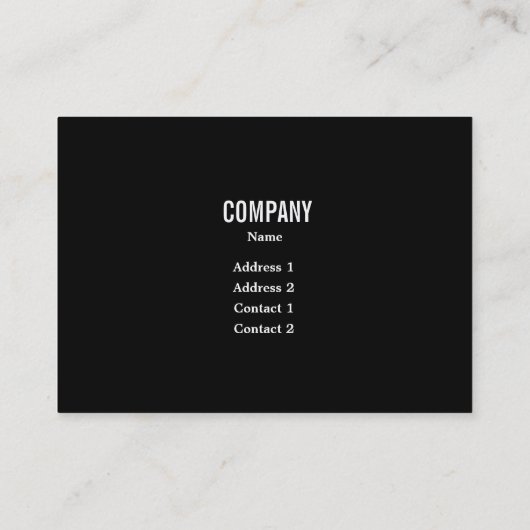 Visitenkarte zur Zeit (Rückseite)