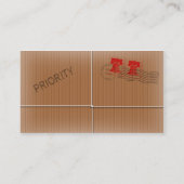 VisitenkarteGepäckpostart Visitenkarte (Rückseite)