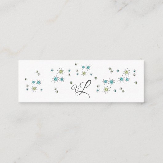 Visitenkartekontaktkarte Mini Visitenkarte (Vorderseite)