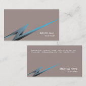 VISITENKARTELIGHTNING3 TAUPE VISITENKARTE (Vorne/Hinten)