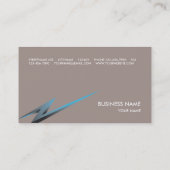 VISITENKARTELIGHTNING3 TAUPE VISITENKARTE (Rückseite)