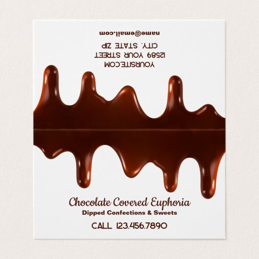 🍬 VISITENKARTEN (Außenseite Aufgefaltet)