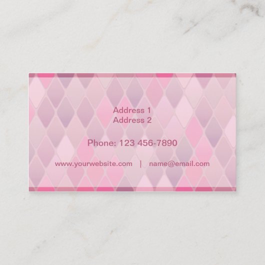 Visitenkarten - Abstrakt 01 Visitenkarte (Rückseite)