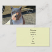 Visitenkarten amerikanischen Staffordshires Visitenkarte (Vorne/Hinten)