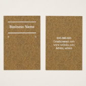 Visitenkarten aus Kraftkork (Vorne & Hinten)
