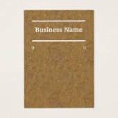 Visitenkarten aus Kraftkork (Vorderseite)