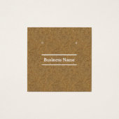 Visitenkarten aus Kraftkork (Vorderseite)