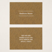 Visitenkarten aus Kraftkork (Vorne & Hinten)