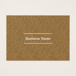 Visitenkarten aus Kraftkork