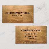 Visitenkarten aus Kupfer, gebürstet Visitenkarte (Vorne/Hinten)