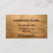 Visitenkarten aus Kupfer, gebürstet Visitenkarte (Rückseite)