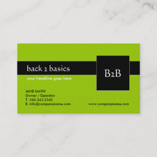 Visitenkarten - B2B Visitenkarte