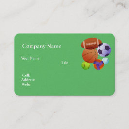 Visitenkarten-Basketball Visitenkarte