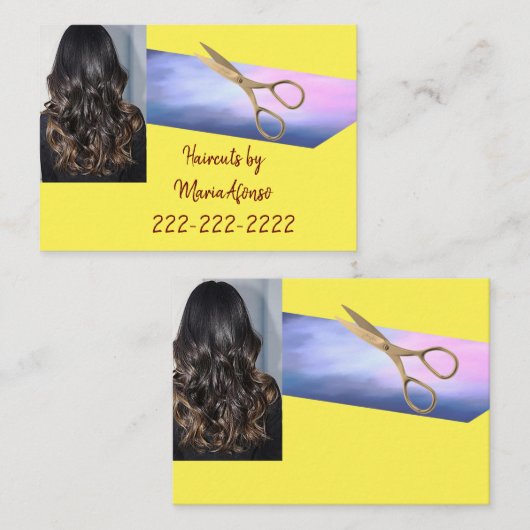 Visitenkarten, Beauty Salon Visitenkarten Visitenkarte (Vorne/Hinten)