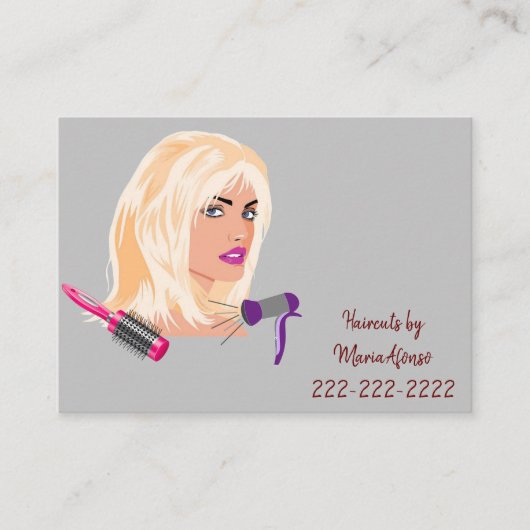 Visitenkarten, Beauty Salon Visitenkarten Visitenkarte (Vorderseite)