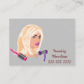 Visitenkarten, Beauty Salon Visitenkarten Visitenkarte (Rückseite)